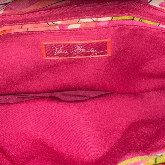 Vera Bradley Rare ELEANOR ROSE Classic Handbag/Clutch Purse 11”x 7”x 2” - Picture 2 of 5